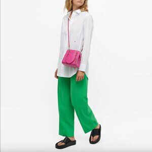 Poppy Lissiman Crikey BB Faux Croc Top Handle Mini Bag in Hot Pink